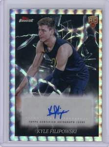 2024-25 Topps Finest Kyle Filipowski Electrifying Signatures Geometric Auto RC - Bild 1 von 2
