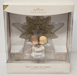 Hallmark 2006 Mary’s ANGELS Weihnachtsbaumspitze Stille Nacht Stern Neu in Box - Bild 1 von 7