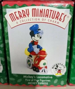 DISNEY MERRY MINIATURES ~ MICKEY MOUSE ~ HALLMARK ~ NOS ~ Free Shipping! - Picture 1 of 1