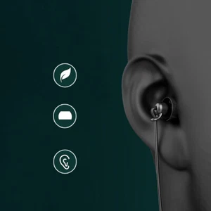Auricolari per dormire 3,5 mm auricolari stereo in silicone cuffie cablate - Foto 1 di 14