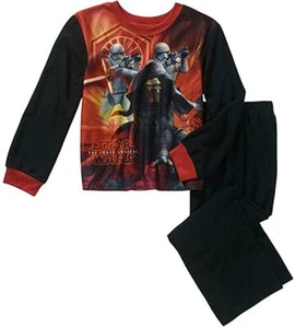 Star Wars 2 PC Flannel Long Sleeve Pajama Set Boy Size 8  - Picture 1 of 1