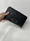 Olivia + Joy Women's Black Wristlet Clutch Lots Of Compartments! Gold Chain Sexy