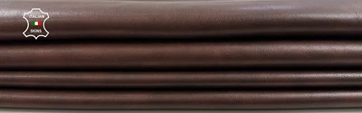 REDWOOD BROWN FOGGY DISTRESSED ROUGH Goatskin leather 2 skins 8+sqf 1.0mm #C3166 - Image 1 of 4