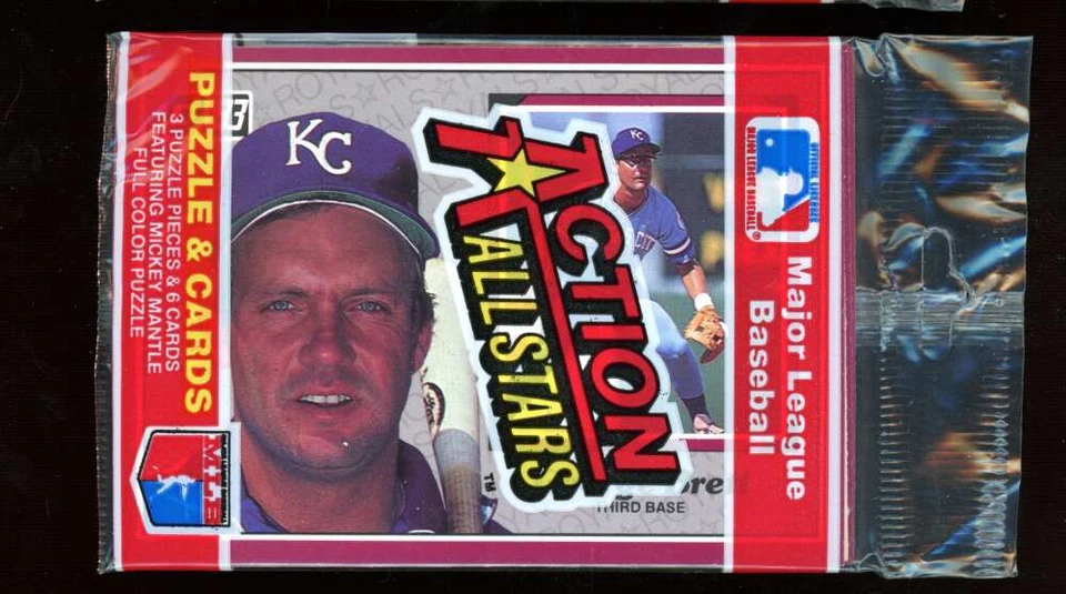 Donruss Action All-Stars Jumbo 1983 4x6 paquete sin abrir/sellado George Brett top  Foto 1 de 1
