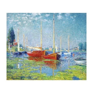 Claude Monet, IMÁN NEVERA Argenteuil Yachts, 1875 Reproducción Bellas Artes Regalo - Imagen 1 de 7
