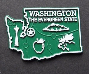 IMÁN FLEXIBLE DE EE. UU. WASHINGTON EVERGREEN aprox 2 pulgadas - Imagen 1 de 1