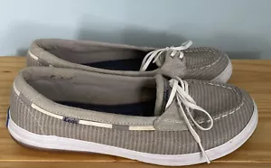 Keds Women's Slip On Loafer Deck Boat Shoes Grey Size 9 Round Toe - Bild 1 von 7