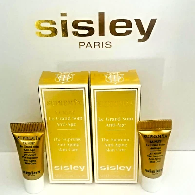 Sisley Supremya  At Night The Supreme Anti-Aging Skin Care Each Tube 2mlx 2 = 4m - Image 1 of 2
