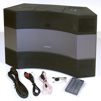 🔥【REVISADO PROFESIONAL】Radio/CD Bose Wave CD-3000~Remoto, Cable iPod, Ant+!Negro💥GARANTÍA Foto 1 de 4