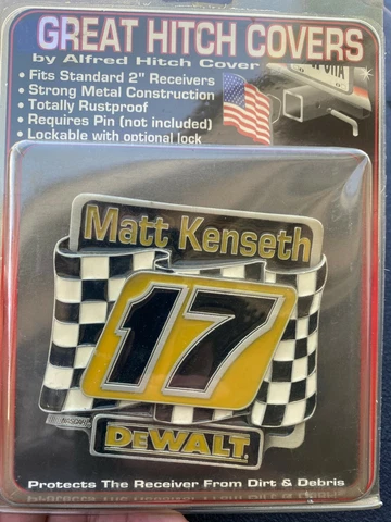 NASCAR #17 MATT KENSETH Metal Trailer Hitch Cover-NASCAR Hitch Cover Cover