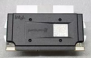 INTEL PENTIUM III 600EB SLOT 1 PROCESSOR IBM FRU 37L6034 WITH HEATSINK - SL3H7 - Picture 1 of 4