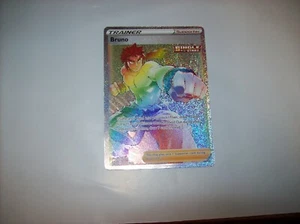 Pokemon Battle Styles Full Art Rainbow Bruno 172/163 Secret Holo Free Shipping - Picture 1 of 3