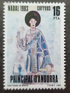 [SJ] Andorra Christmas 1983 Religious (stamp) MNH