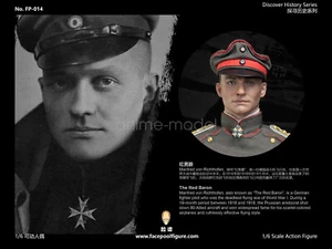 1/6 Facepoolfigure WWI Flying Ace Pilot Red Baron Manfred von Richthofen Special - Picture 1 of 22
