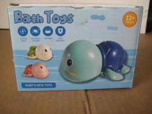 BABY BATH TOYS - 3 PCS SWIMMING TURTLE - Picture 1 of 10