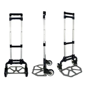 176lbs 80kg Aluminium Cart Folding Dolly Truck Hand Collapsible Trolley Luggage - Picture 1 of 12