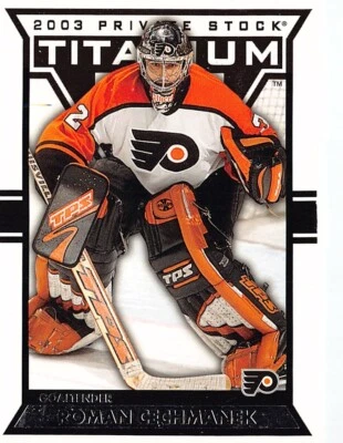 2002-03 Titanium Hobby (GOLD) #74 Roman Cechmanek - Image 1 of 2