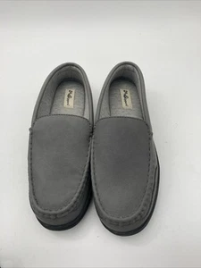 My Pillow My Slippers Herren Gr. 12 Leder Slipper gefüttert Slipper/Mokassin grau - Bild 1 von 4