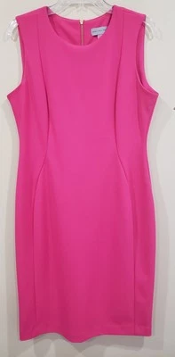 Marc Нью-Йорк шикарный розовый без рукавов миди платье размер 12 - Изображение 1 из 4