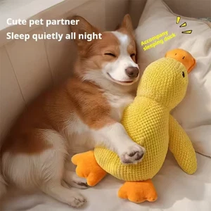 Calming Duck Dog Toy Soft Plushie Sleeping Companion Relief Anxiety Bite Large - Picture 1 of 3