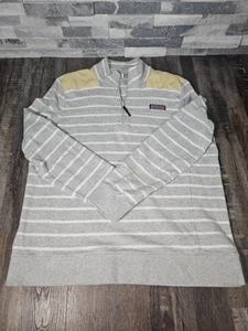 Vineyard Vines Womens Quarter Zip Sweatshirt XL - Picture 1 of 6