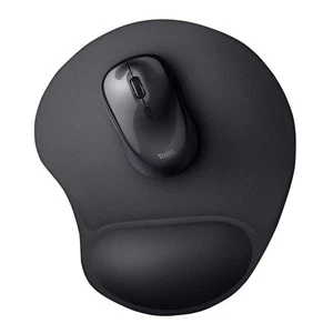 Trust 16977 BigFoot Gel Mouse Mat for Computer and Laptop, 230 x 195 mm , Black - Photo 1/6