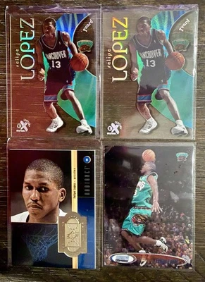 1998-99 Spx Finite Radiance Felipe Lopez 942/1500 RC Rookie 2 Ex Century & Club - Image 1 of 2