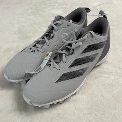 Adidas Adizero Instinct MD Softball Cleats Womens Size 12.5 Gray & White - Image 1 of 4