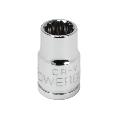 Powerbuilt 3/8 Inch Drive x 10 MM 12 Point Shallow Socket - 641015 - Image 1 of 4