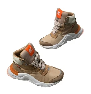 Sorel Kinetic Conquest Womens Boots Size 7 Tawny Buff Tan Orange Waterproof - Picture 1 of 14