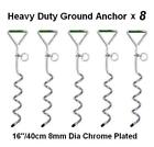 Large Party Gazebo Marquee Tent Peg Anchor Screw in ground why use weights NEW!