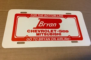 Bryan Chevy Geo Mitsubishi Slidell La. Matrícula de refuerzo de concesionario de automóviles - Imagen 1 de 2