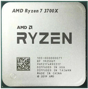 AMD Ryzen 7 3700X 3.6GHz 8Core 16Thr 32MB 65W AM4 CPU Processor R7-3700X
