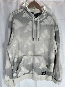 Adidas Para Hombre I am Sport Gameday LOGO Beige Pullover Sudadera con Capucha Talla X-Grande - Imagen 1 de 8