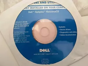Dell Drivers Utilities CD OptiPlex 2005 PowerDVD 5.3 Roxio Easy CD Creator 5 - Picture 1 of 2