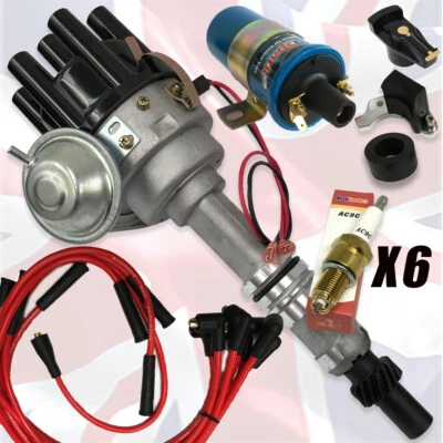 FORD Essex V6 2.5 and 3.0 Electronic Ignition Distributor Pack New Black Cap - Image 1 of 4