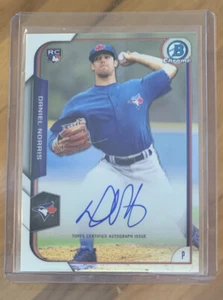 2015 Bowman Chrome Daniel Norris #BCAR-DN OnCard Rookie Auto Blue Jays/Tigers - Picture 1 of 2