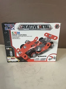 TEK BLOX Creative Metals Racing Kit ~ 59 Teile Roadster ~ Neu im Karton - Bild 1 von 4