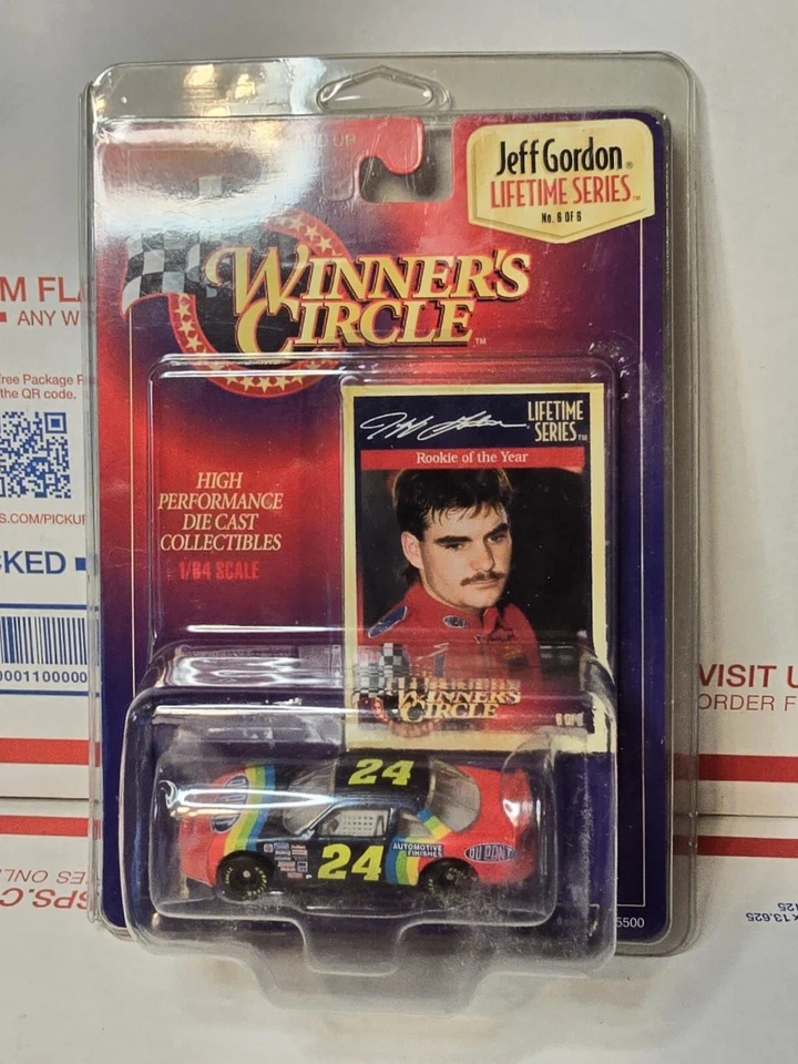 #24 Jeff Gordon Dupont 1997 6/6 Lifetime Series 93 Rookie Winner Circle 1/64