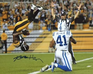 Antonio Brown Pittsburgh Steelers firmato 8x10 foto autografo non PSA JSA - Foto 1 di 1