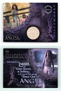 Gina Torres As Jasmine #PW4 Angel Season 4 Inkworks 2003 Pieceworks Card - Picture 1 of 1