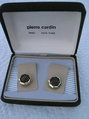 Rare Pierre Cardin Button Covers / Button Links - Cufflinks for Button Cuffs! - Image 1 of 4