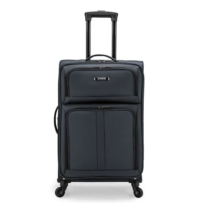 Equipaje giratorio expandible lado blando mediano U.S. Traveler Anzio 26" - gris Foto 1 de 4