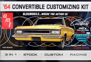 1964 Oldsmobile F-85 Cutlass Convertible Olds 1:25 AMT Model Kit Bausatz AMT1200 - Bild 1 von 2