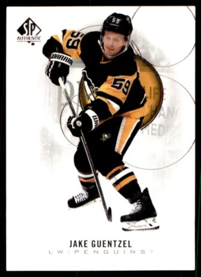 2020-21 SP Authentic Jake Guentzel Pittsburgh Penguins #34 - Image 1 of 2
