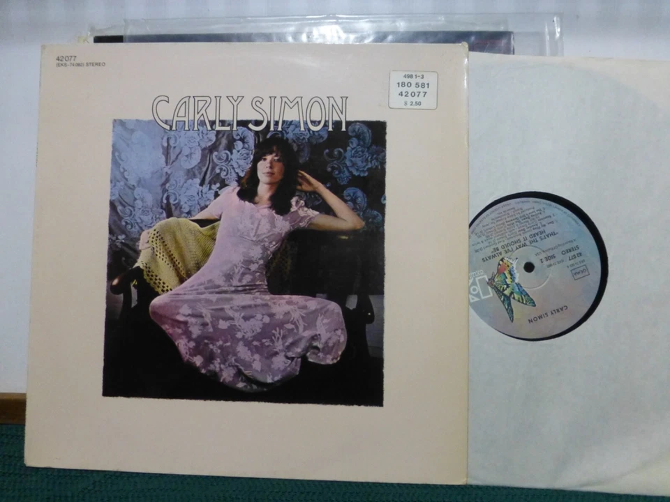 CARLY SIMON  SELF TITLED  IMPORT GERMANY. EXCELLENT    LP - Image 1 of 1