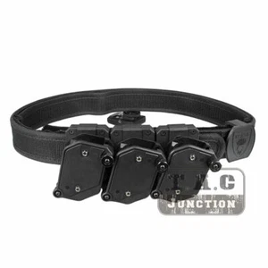IPSC USPSA Multi-Angle Speed 3x Pistol Magazine Pouch + High Speed Shooting Belt - Picture 1 of 8