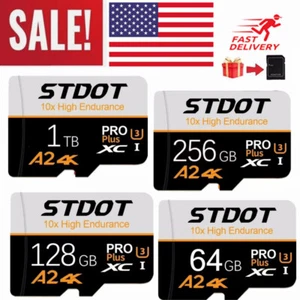 Karta pamięci micro SD 256GB / 128GB TF Class 10 do telefonu kamer samochodowych kamera samochodowa - Zdjęcie 1 z 20
