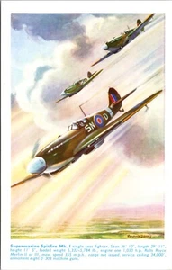 Roland Davis artwork PC Supermarine Spitfire Mk. I Single Seat Fighter Plane - Picture 1 of 2