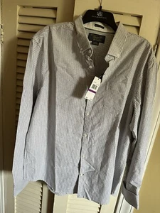 Original Penguin by Munsingwear Mens Shirt XXL/TTG Heritage Slim Fit Striped.CX6 - Picture 1 of 12